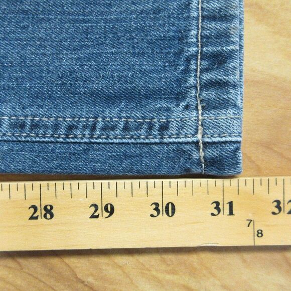 TOMMY HILFIGER‎ High-Rise Straight Leg Denim Jeans Womens Sz 10 LONG Cotton TALL - Picture 14 of 16